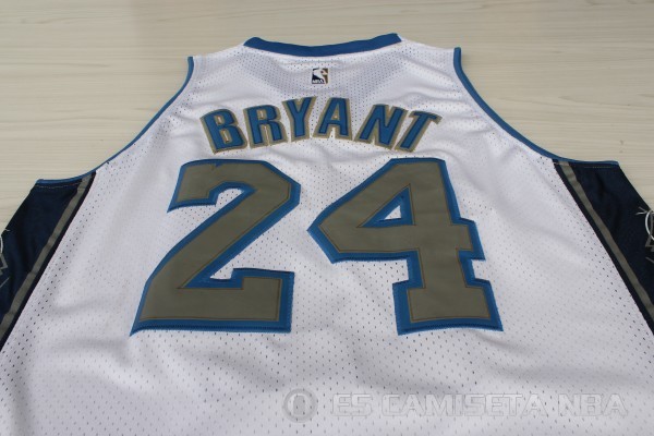 Camiseta Bryant #24 Los Angeles Lakers Ciudad Blanco - Haga un click en la imagen para cerrar